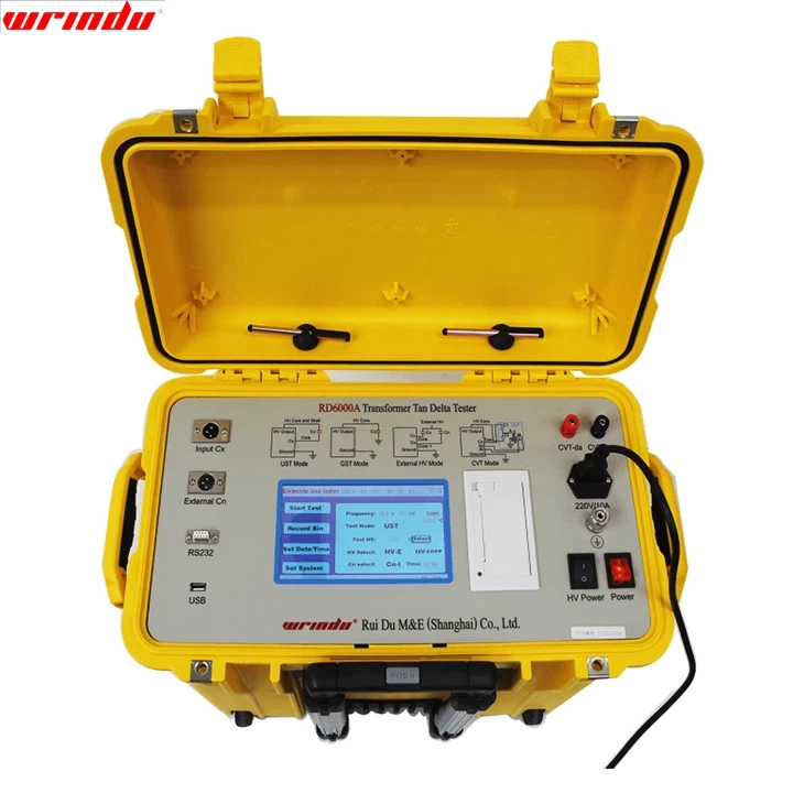 Tan delta dissipation factor tester from the HVTesters transformer maintenance test equipment range